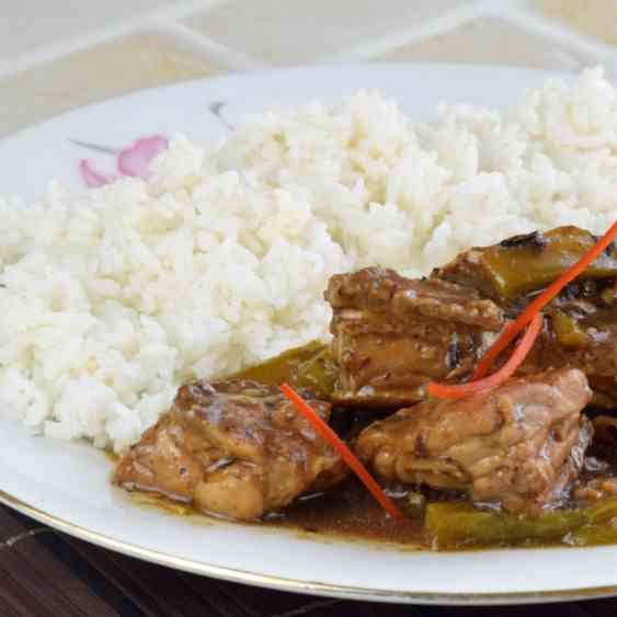 Braised Bitter Gourd with Chicken