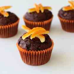 Orange chocolate muffins