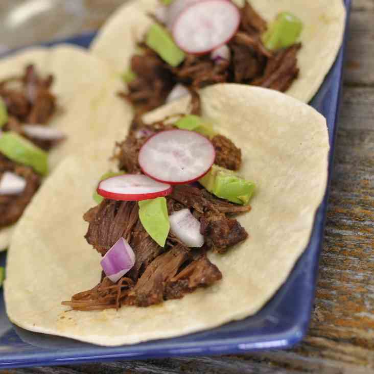 Mesquite-Smoked Beer-Braised Barbacoa