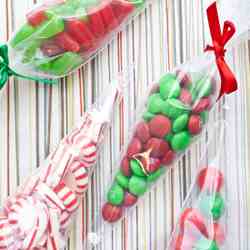 Christmas candy cones