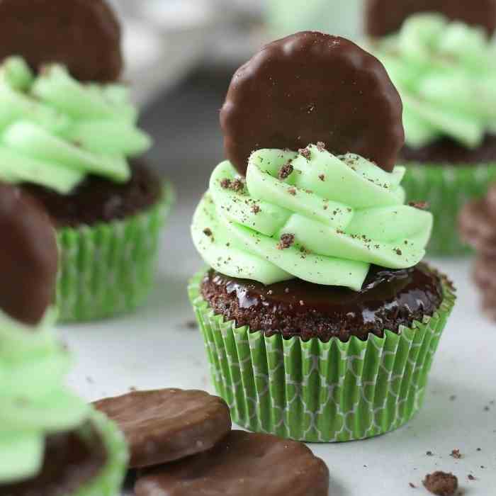 Thin Mint Cupcakes