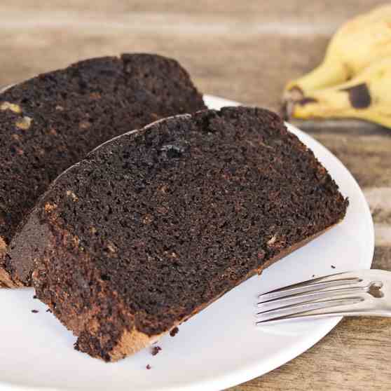 Whole Wheat Chocolate Banana Bread