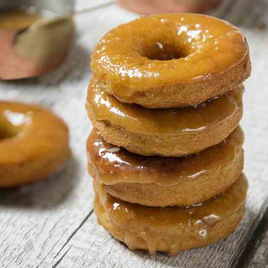 Baked pumpkin spiced donut 