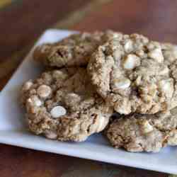 Chunky Biscoff White Chocolate Chip Cookie