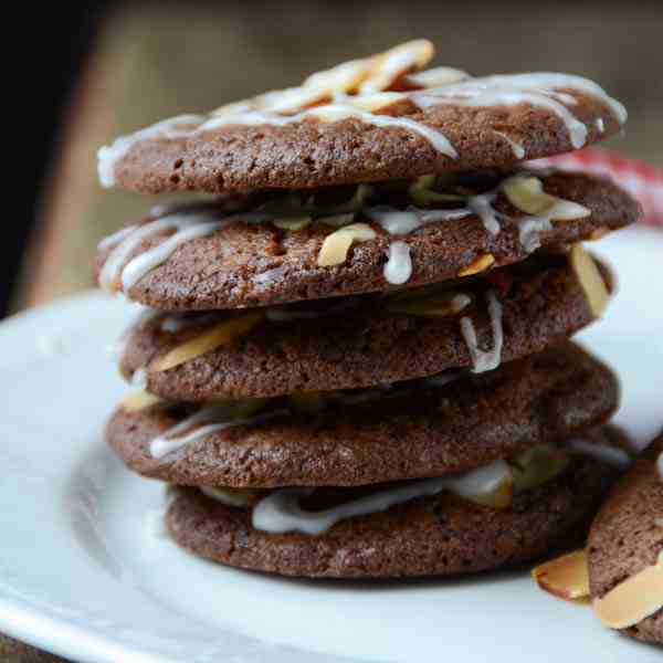 Mocha Almond Brickle Cookies