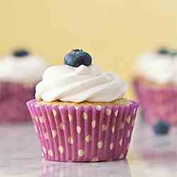 Lemon Blueberry Swirl Cupcakes