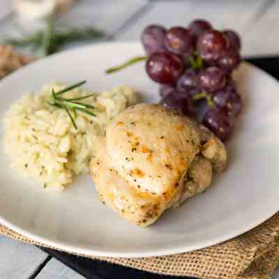 Rosemary Garlic Chicken Thighs