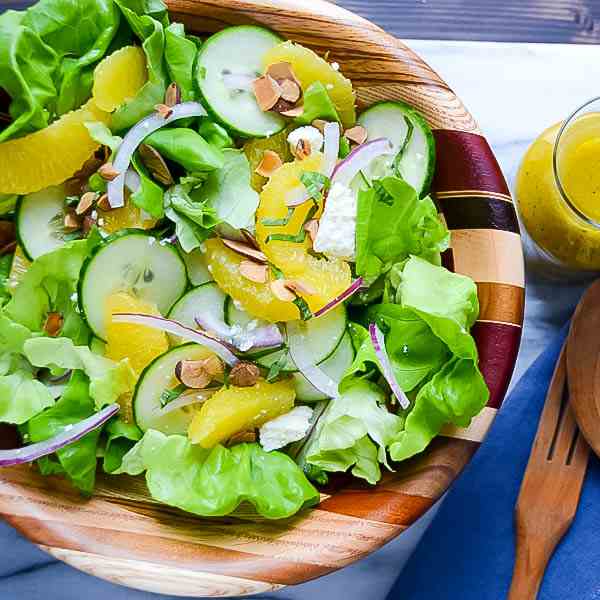 Simple Citrus Almond Salad