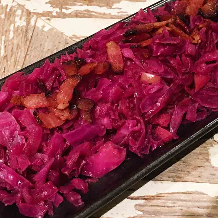 Red Cabbage with Bacon