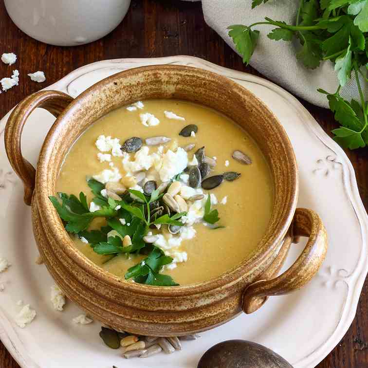 Creamy Chickpea Soup