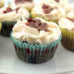 Chocolate Masala Chai Cupcakes