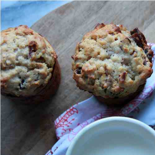 Honey Cran and Oat Muffins