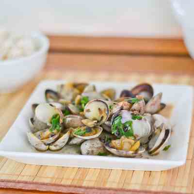 Clams with Black Bean Sauce