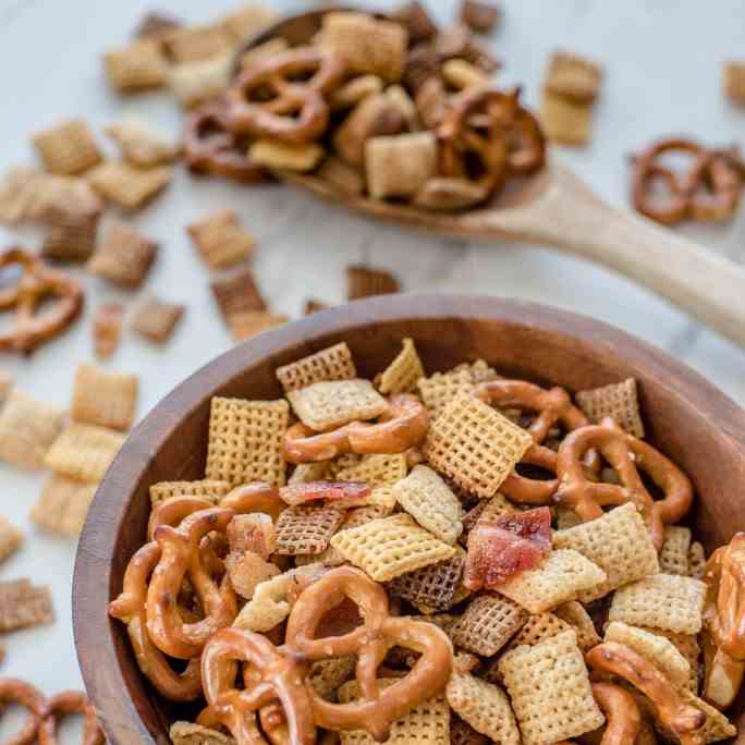 Bacon Ranch Crockpot Party Mix