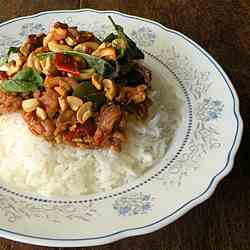 Cashew Chicken with Basil