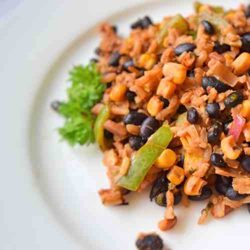 Black beans and rice casserole