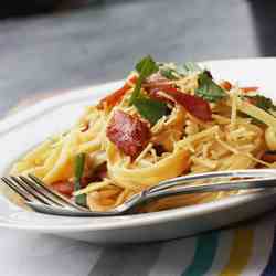 a really good classic pasta carbonara 