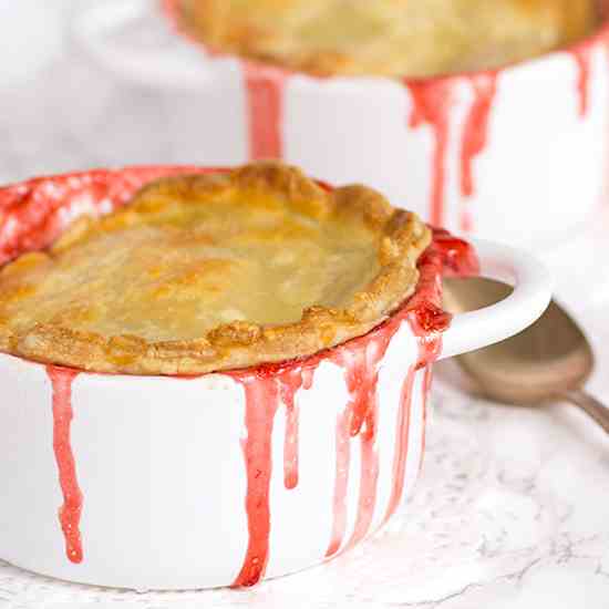 Strawberry Pot Pies