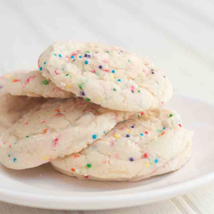 Easy Sprinkle Sugar Cookies