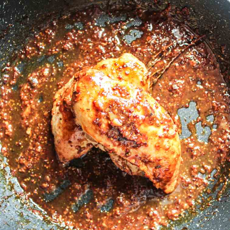 Maple-Mustard Glazed Chicken