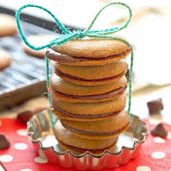 Mint Chocolate Brussels Cookies