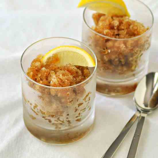 Sweet Tea Granita