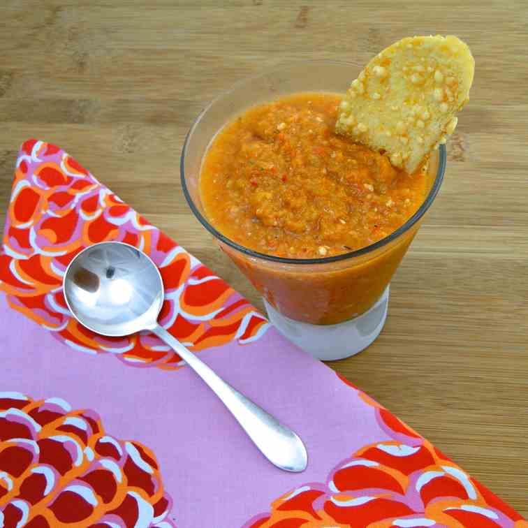 Roasted Yellow Gazpacho