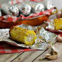 Garlic Roasted Corn on the Cob