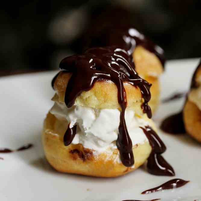 Luxury Airfryer Chocolate Profiteroles