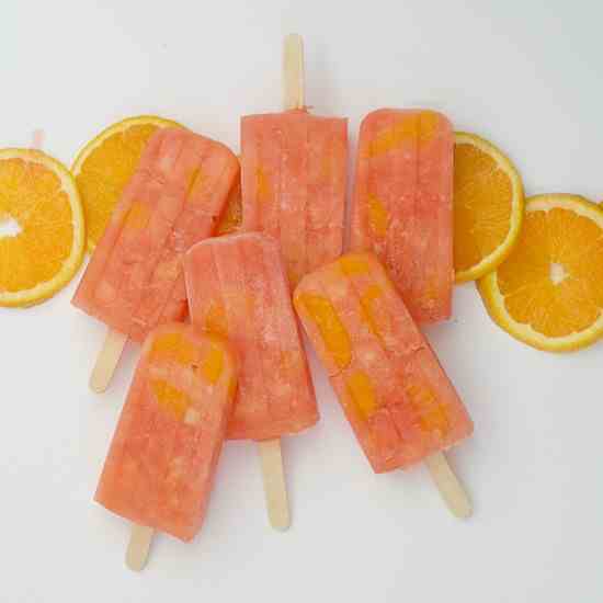 Tropical Punch Popsicles