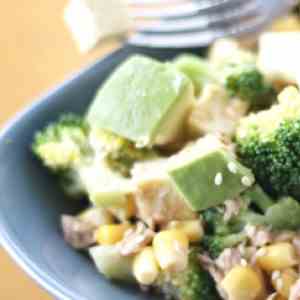 Warm Broccoli and Tofu Salad