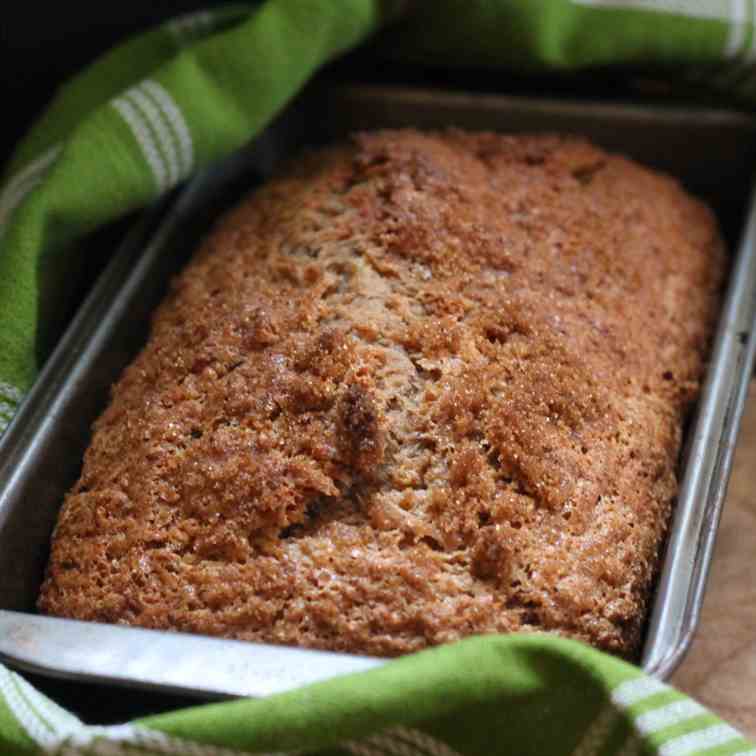 Spicy Vegan Banana Bread