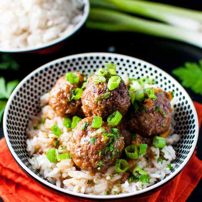 Cranberry and Orange Meatballs