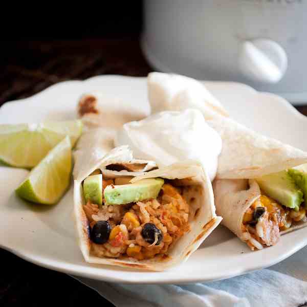 Crock Pot Chicken Tacos