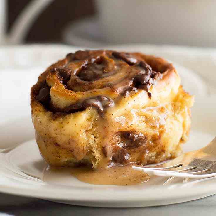 Small-batch Chocolate Cinnamon Rolls