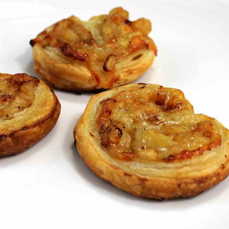 Apple Cheddar Palmiers