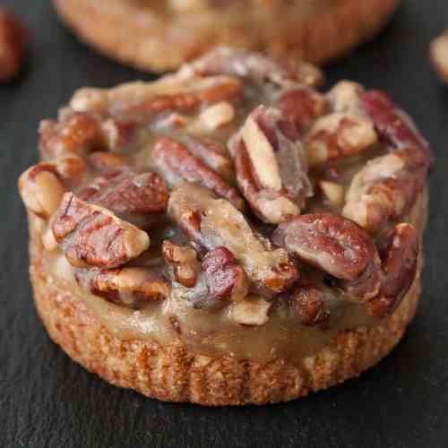 Gluten-Free Mini Caramel Pecan Tarts