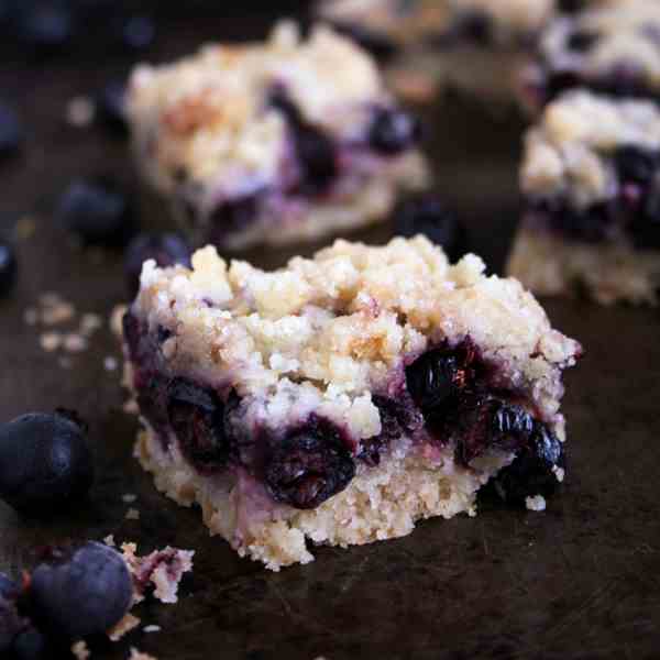 Saskatoon Crumble Bars