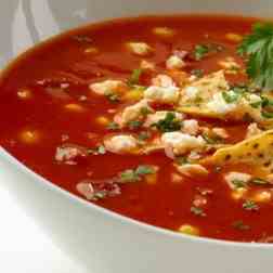 Spicy Tomato Corn Soup