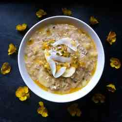 Passion Fruit, Banana & Coconut Porridge