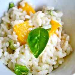 Peach & Basil Risotto