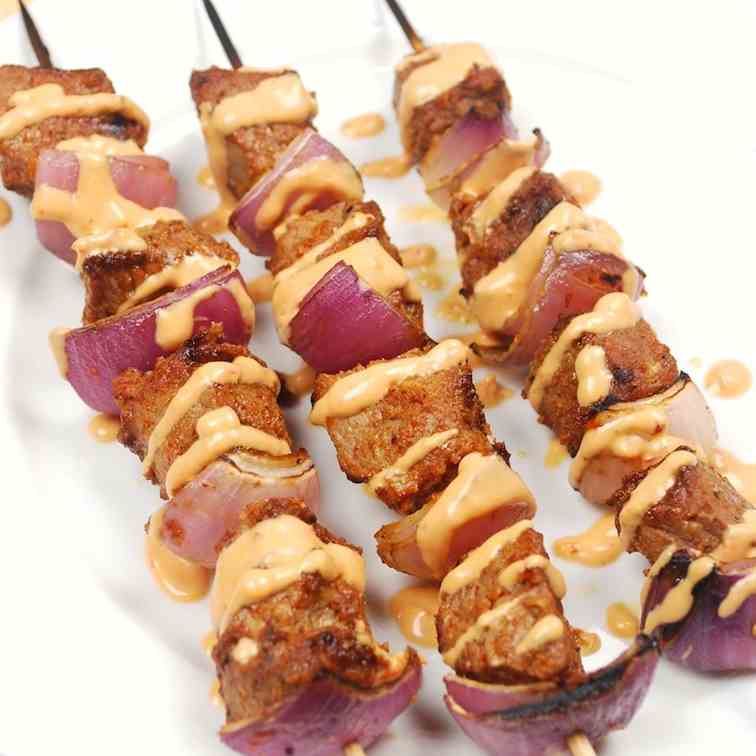 Grilled Sirloin Skewers