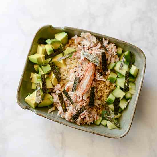 Quinoa California Roll Bowl