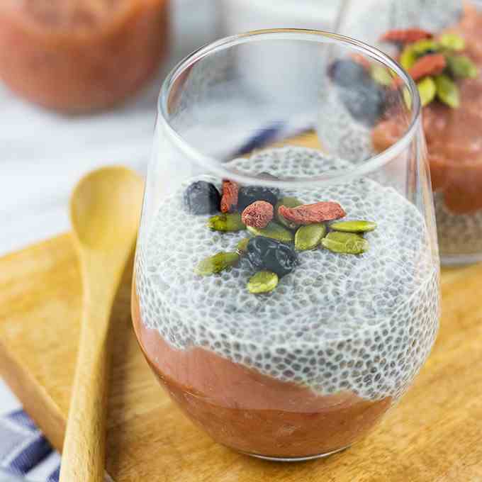 Rhubarb Chia Pudding