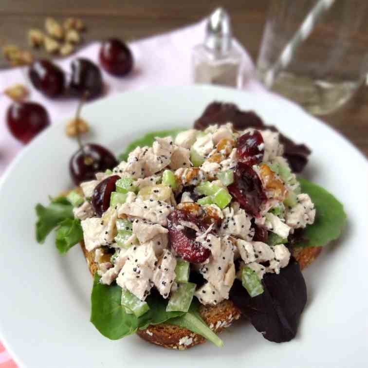 cherry poppy seed chicken salad