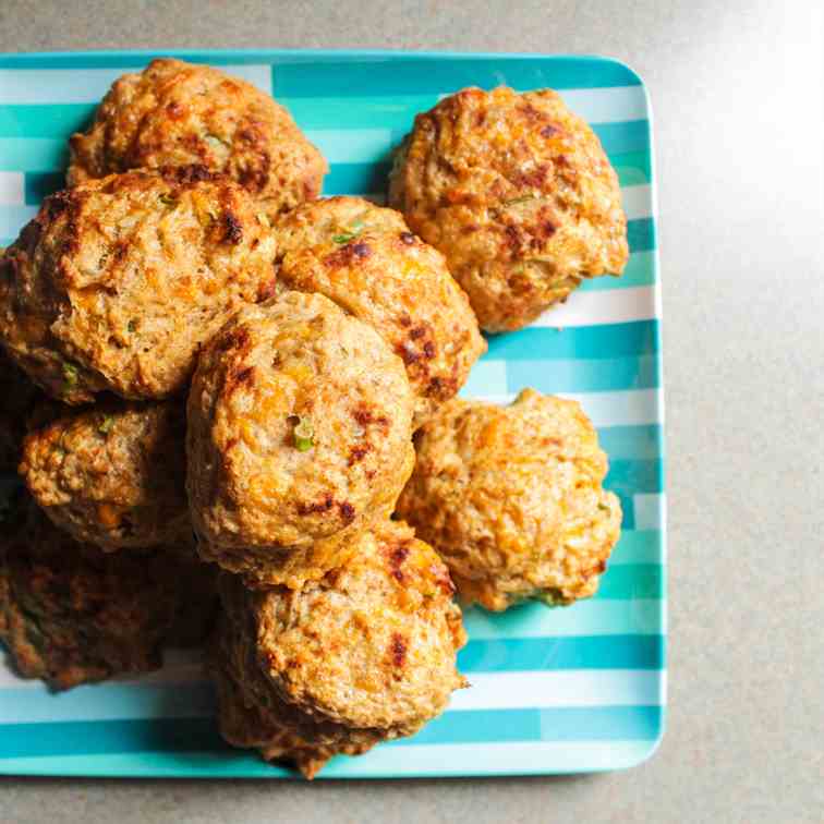 Healthier Cheddar Bay Biscuits