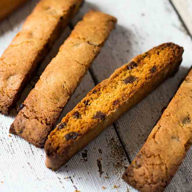 Chocolate Almond Biscotti