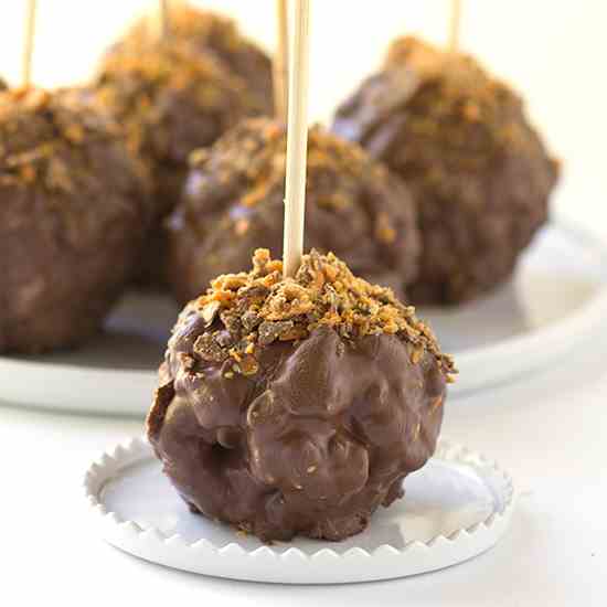 Peanut Butter Popcorn Balls