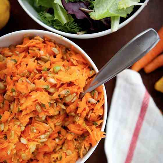 Carrot and Sunflower Seed Salad