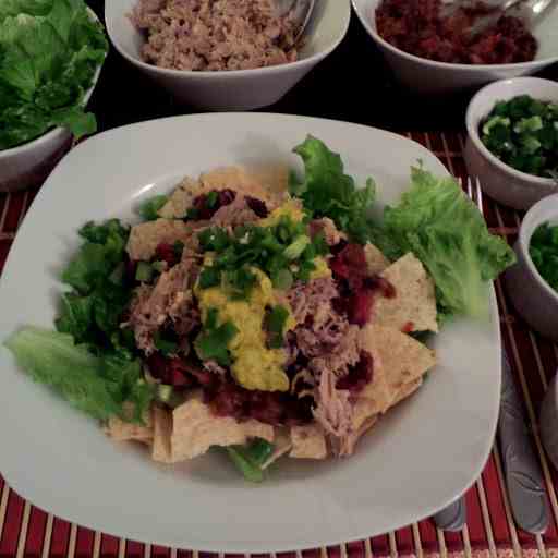 Pulled Pork Taco Salad